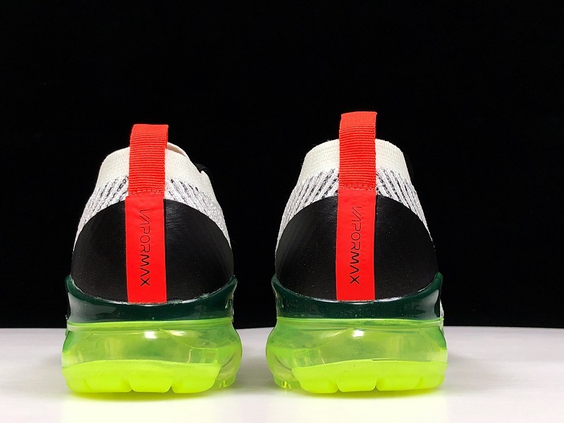 Nike Air VaporMax Flyknit 3 White Black Volt Bright Crimson AJ6900-100