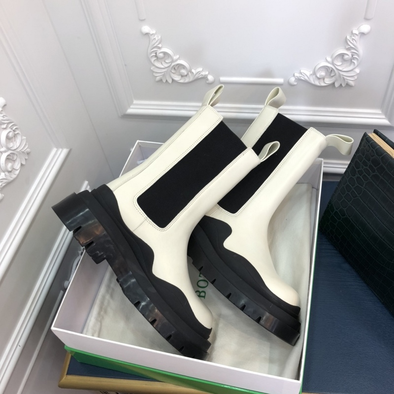 Bottega Veneta Tire Leather Ankle boots