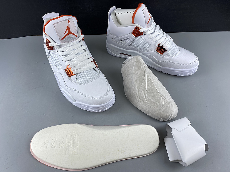 Air Jordan 4 Retro "Metallic Orange" CT8527-118
