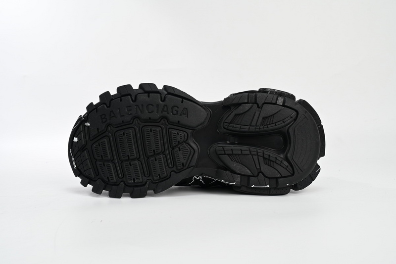 Balenciaga Tess S.Black Black-And-White Painting  542023 W3SR2 2315