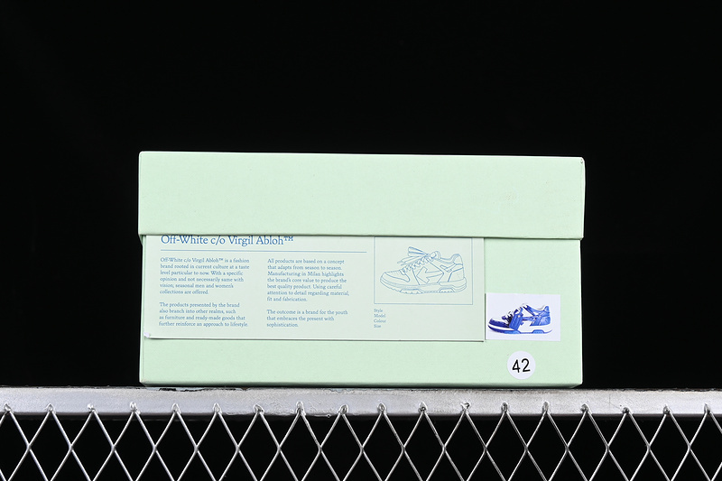 OFF-WHITE Out Of Office leather sneakers