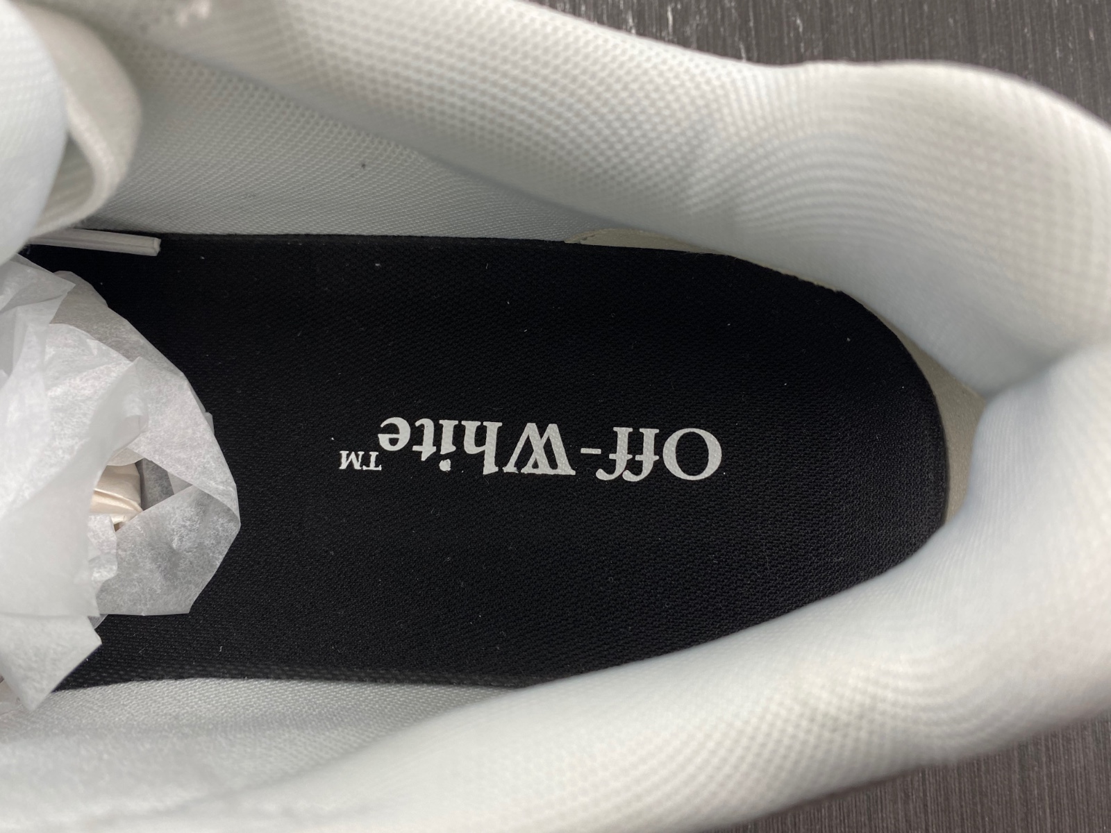 OFF-WHITE Out Of Office leather sneakers