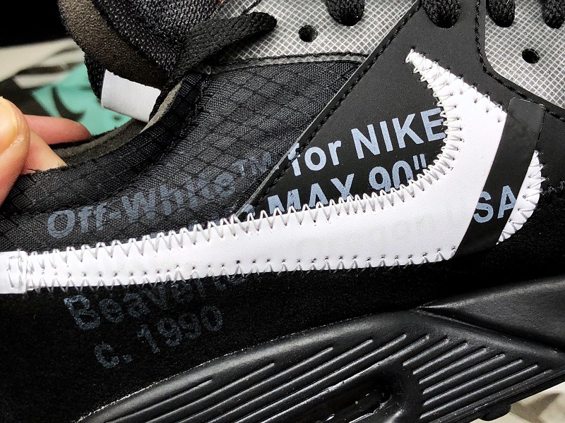 Off White Nike Air Max 90 Black AA7293-001