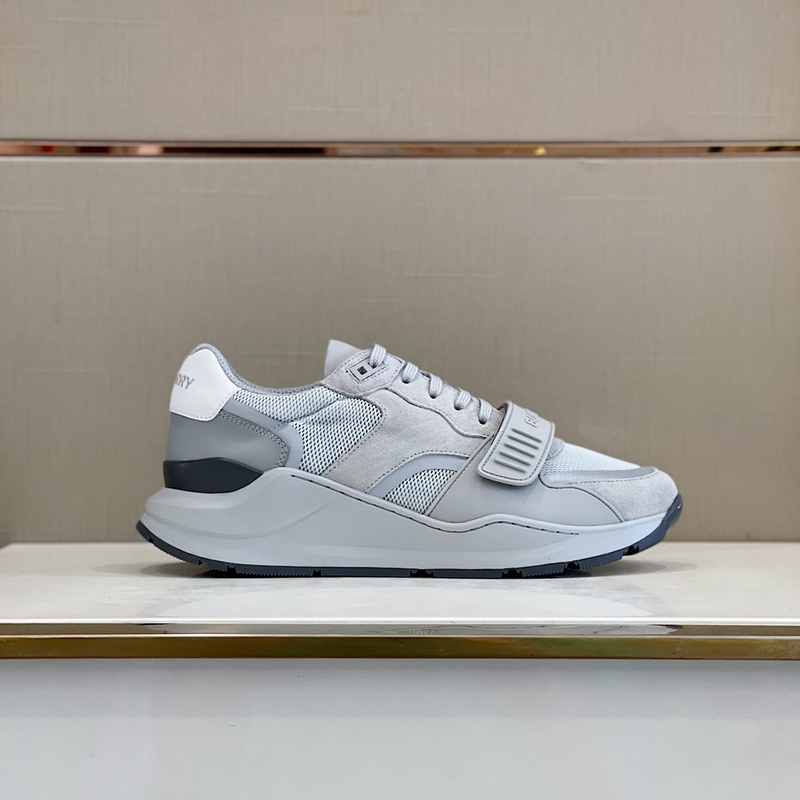 Burberry Vintage Check, Leather and Mesh Sneakers