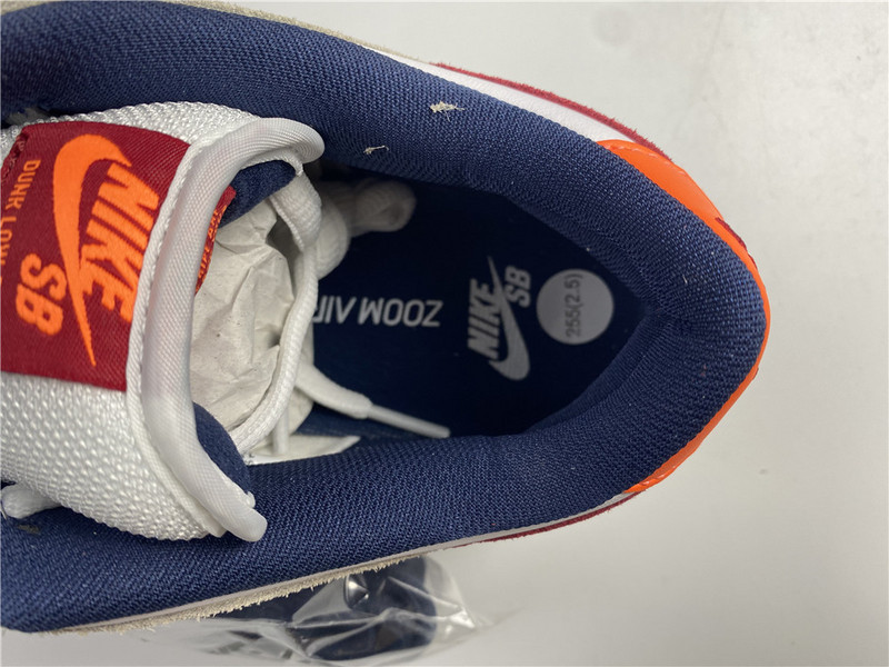 Nike Dunk Low Pro SB White/Varsity Crimson 304292-161