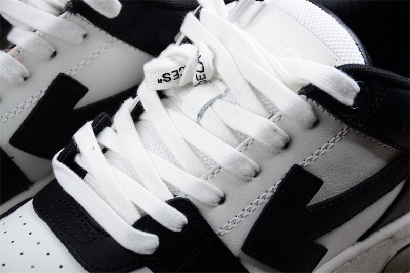 OFF-WHITE Out Of Office leather sneakers