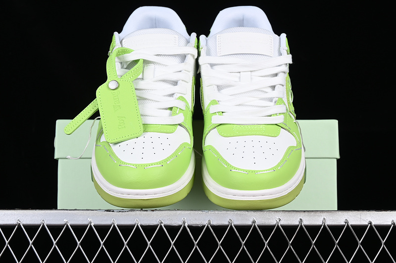 OFF-WHITE Out Of Office leather sneakers