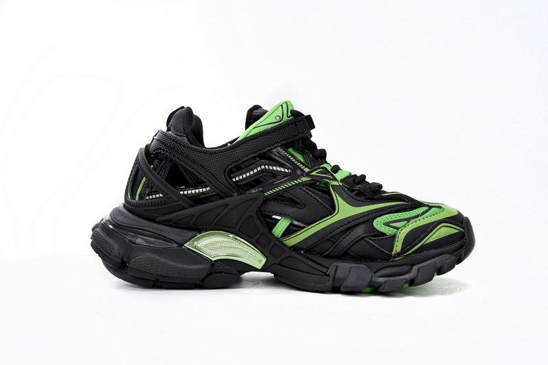Balenciaga Track 2 Sneaker Black Green  568614 W2GN3 1086