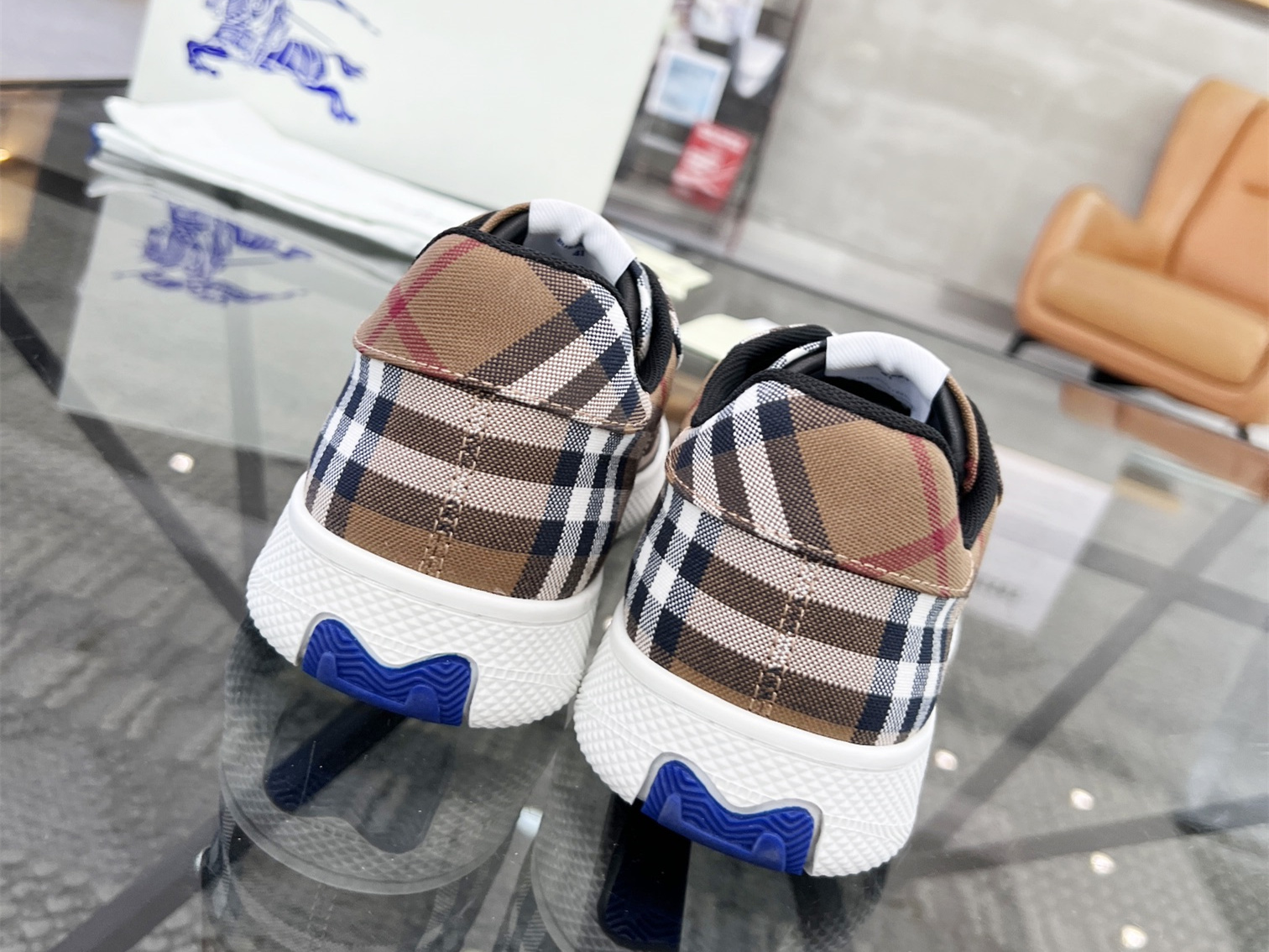 Burberry Check Terrace Sneakers