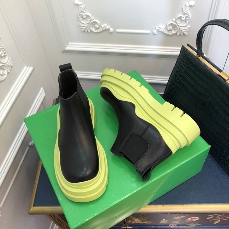 Bottega Veneta Tire Leather Ankle boots