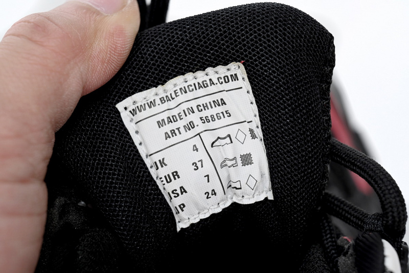 Balenciaga Track 2 Sneaker Military Black White Red 568614 W2GN3 6000
