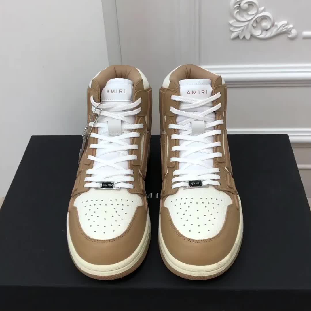 AMIRI* Skel Leather Sneakers