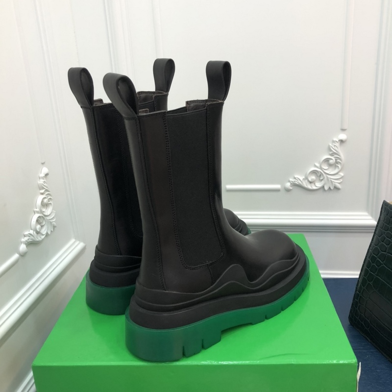 Bottega Veneta Tire Leather Ankle boots