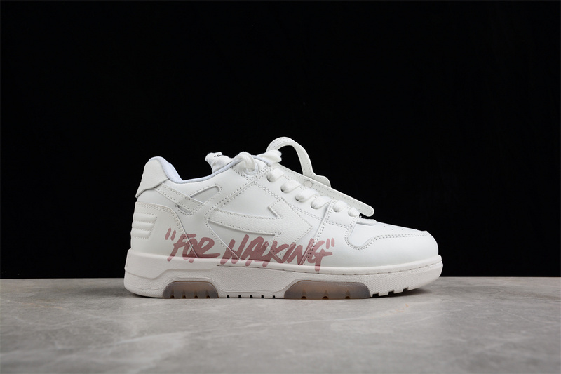 OFF-WHITE Out Of Office leather sneakers