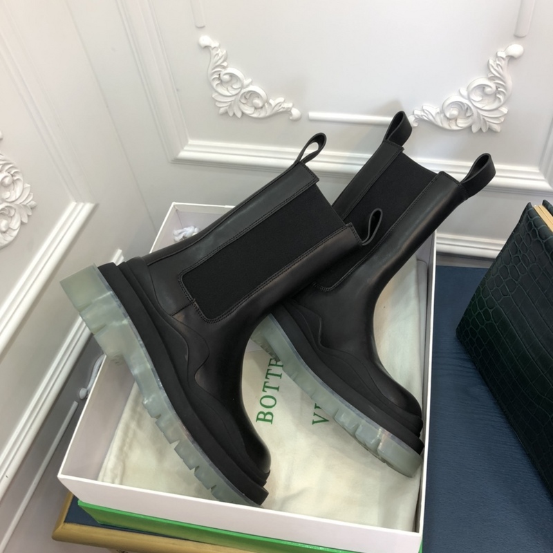 Bottega Veneta Tire Leather Ankle boots