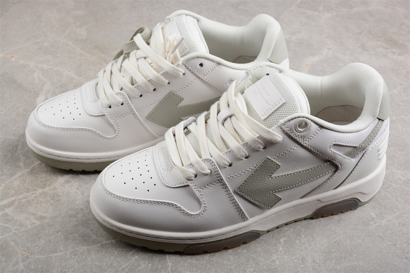 OFF-WHITE Out Of Office leather sneakers