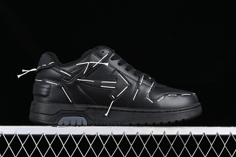 OFF-WHITE Out Of Office leather sneakers