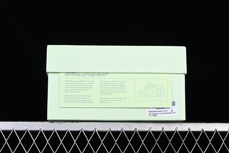 OFF-WHITE Out Of Office leather sneakers