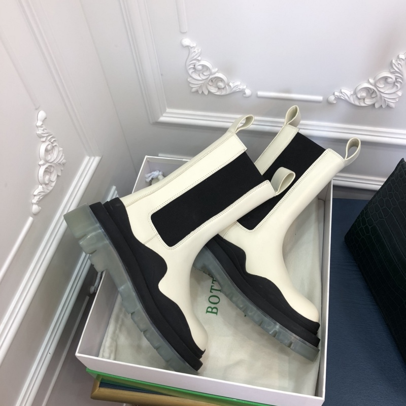 Bottega Veneta Tire Leather Ankle boots