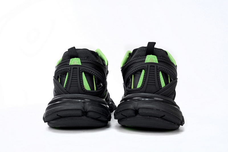 Balenciaga Track 2 Sneaker Black Green  568614 W2GN3 1086