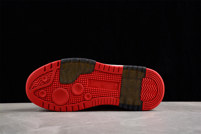 OFF-WHITE Out Of Office leather sneakers