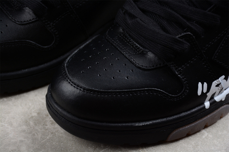 OFF-WHITE Out Of Office leather sneakers