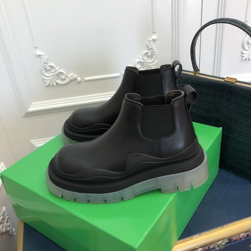 Bottega Veneta Tire Leather Ankle boots