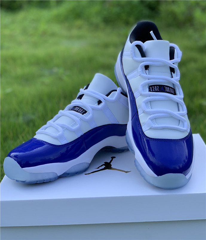 Air Jordan 11 Retro Low White Concord AH7860-100