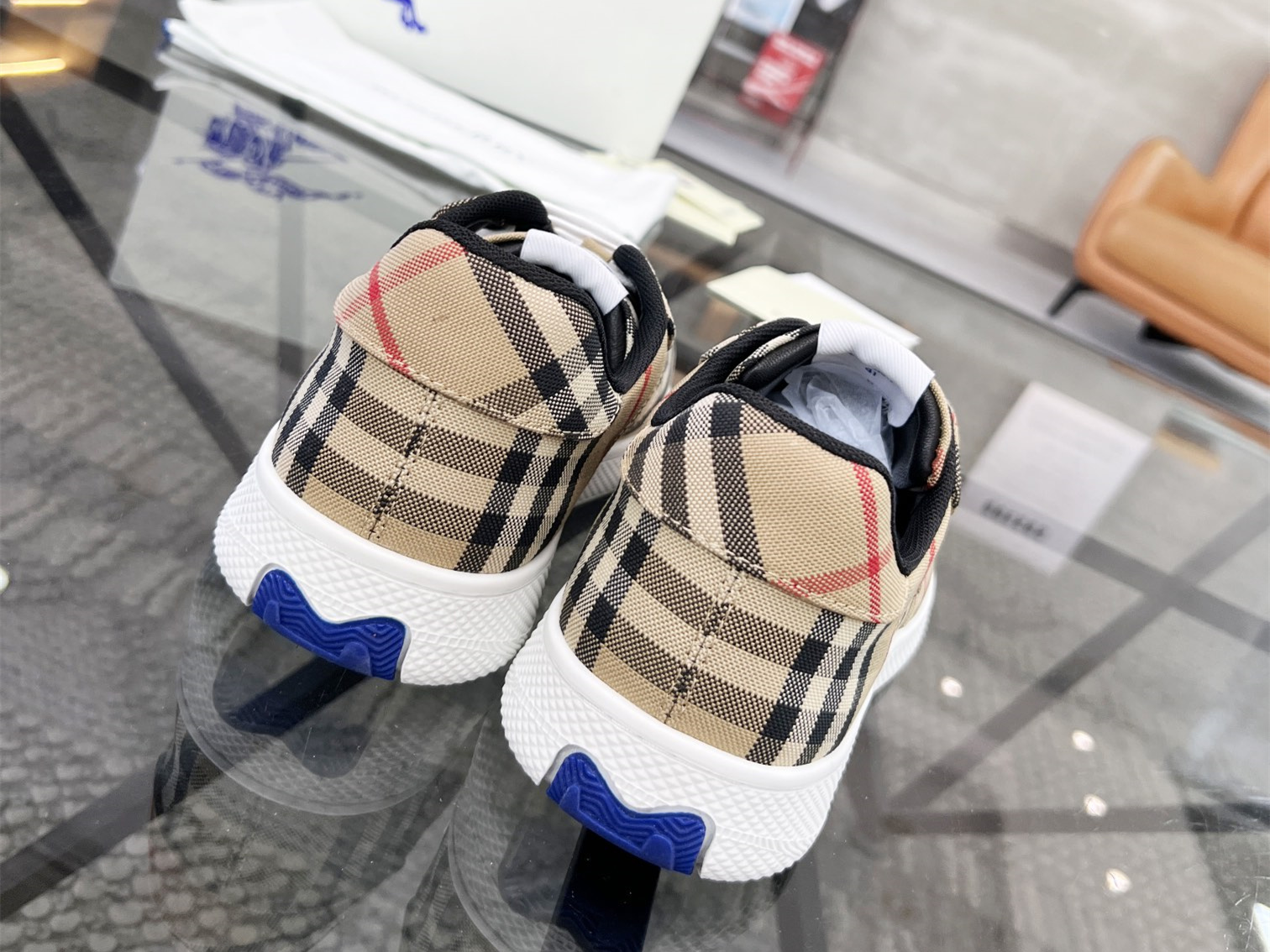 Burberry Check Terrace Sneakers