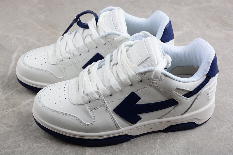 OFF-WHITE Out Of Office leather sneakers