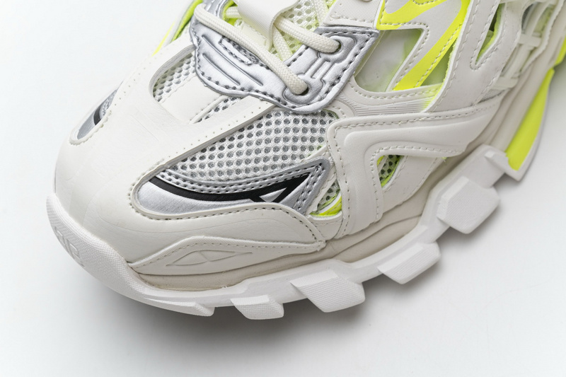 blenciaga Track 2 Sneaker White Fluo Yellow  568515 W2ON3 9073 B