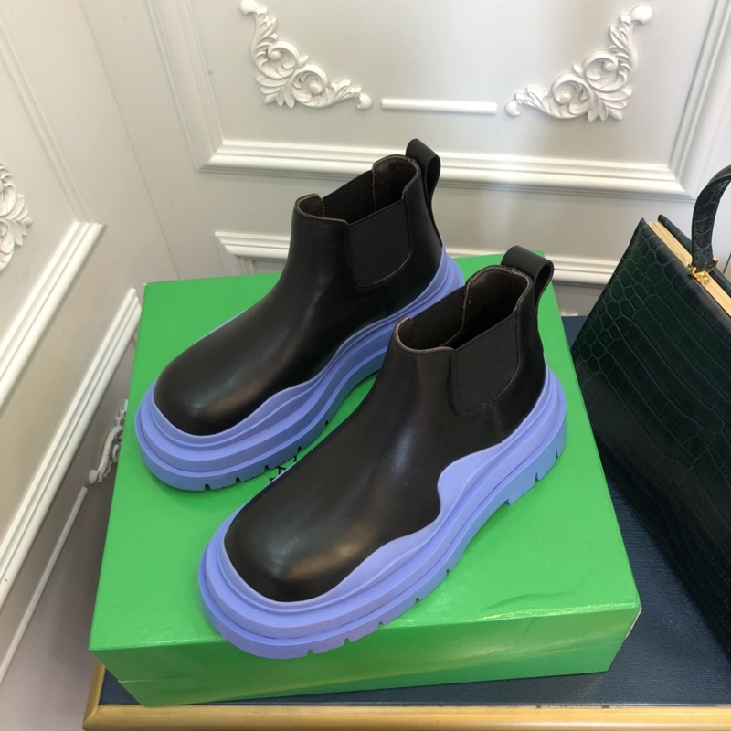 Bottega Veneta Tire Leather Ankle boots