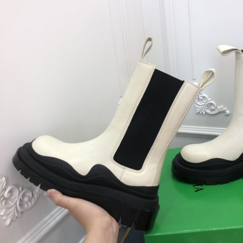 Bottega Veneta Tire Leather Ankle boots