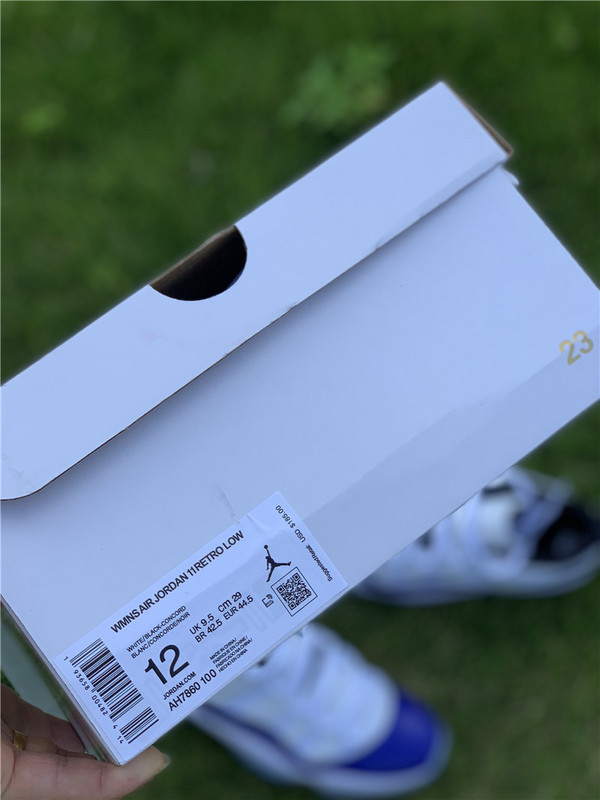 Air Jordan 11 Retro Low White Concord AH7860-100