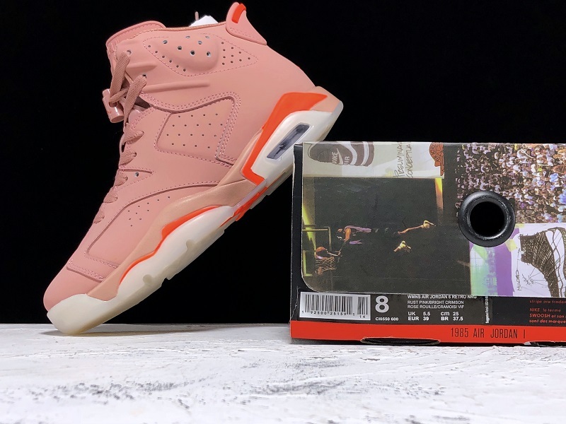 Air Jordan 6 Retro "Aleali May - Millennial Pink" CI0550 600