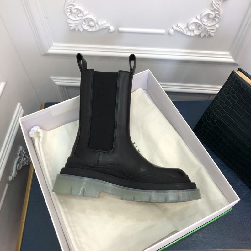 Bottega Veneta Tire Leather Ankle boots