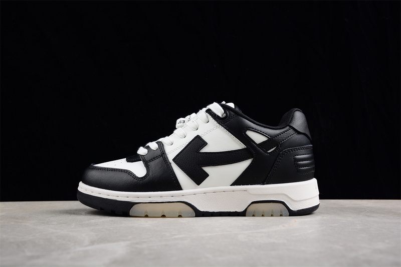 OFF-WHITE Out Of Office leather sneakers