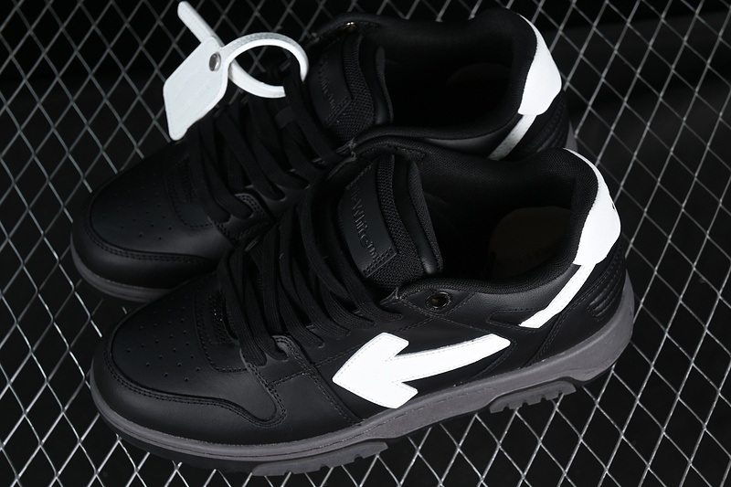 OFF-WHITE Out Of Office leather sneakers