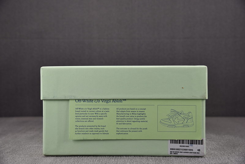 OFF-WHITE Out Of Office leather sneakers