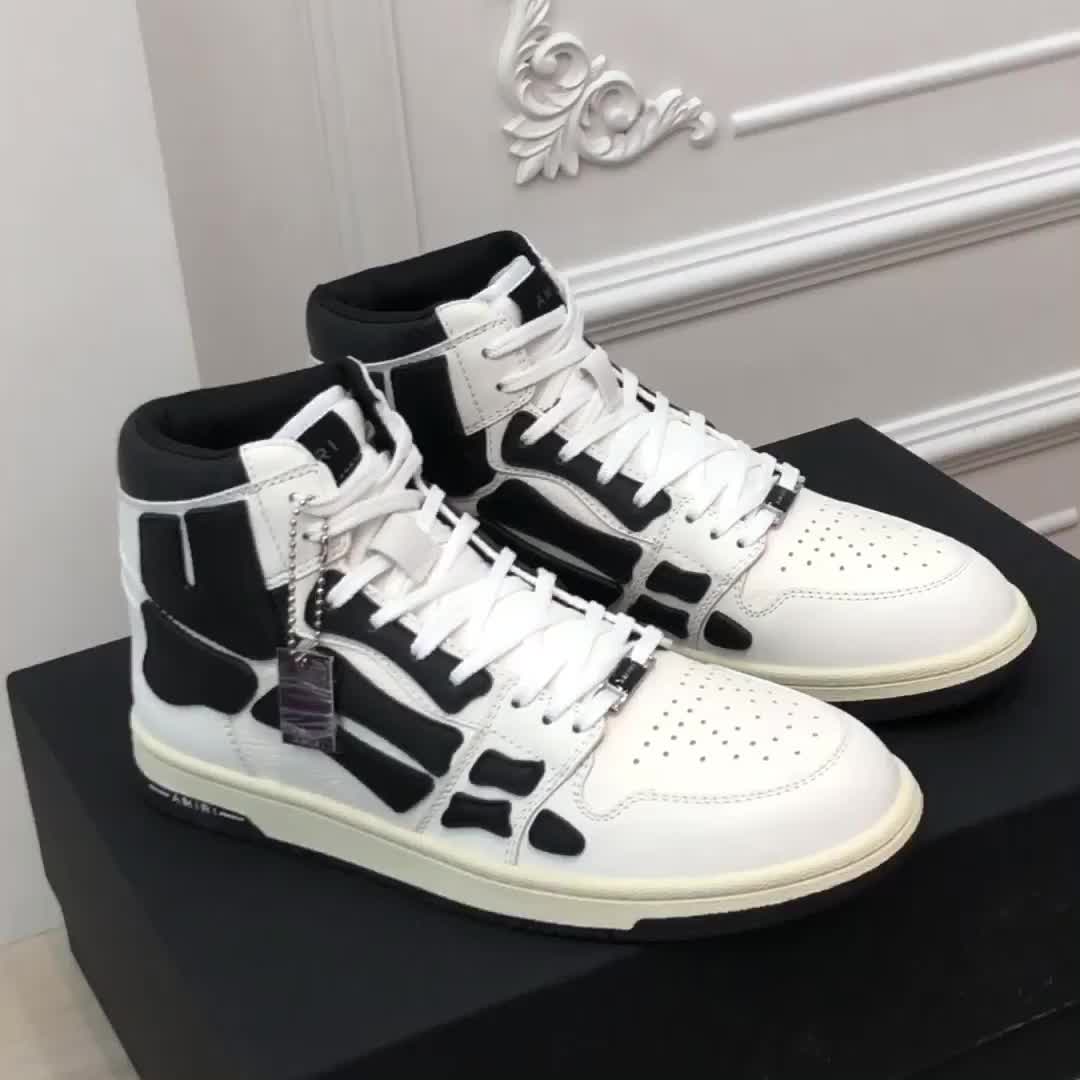 AMIRI* Skel Leather Sneakers