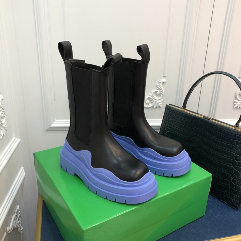 Bottega Veneta Tire Leather Ankle boots