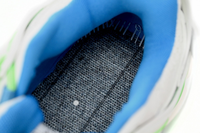 Balenciaga Tess S.Green, White, and Blue  542436 W2BC3 0285