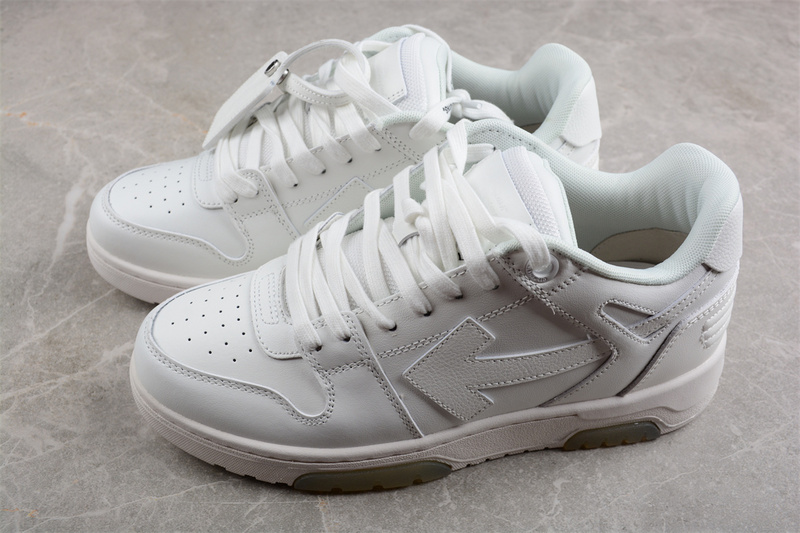 OFF-WHITE Out Of Office leather sneakers