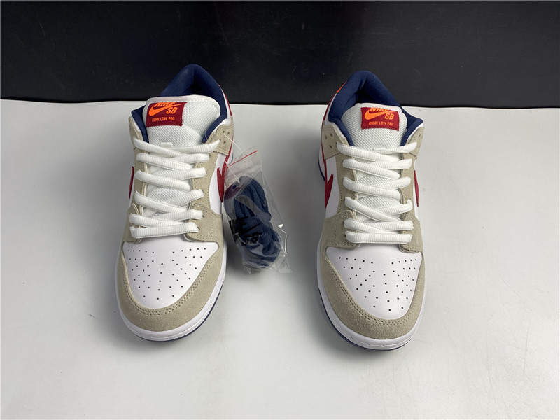 Nike Dunk Low Pro SB White/Varsity Crimson 304292-161