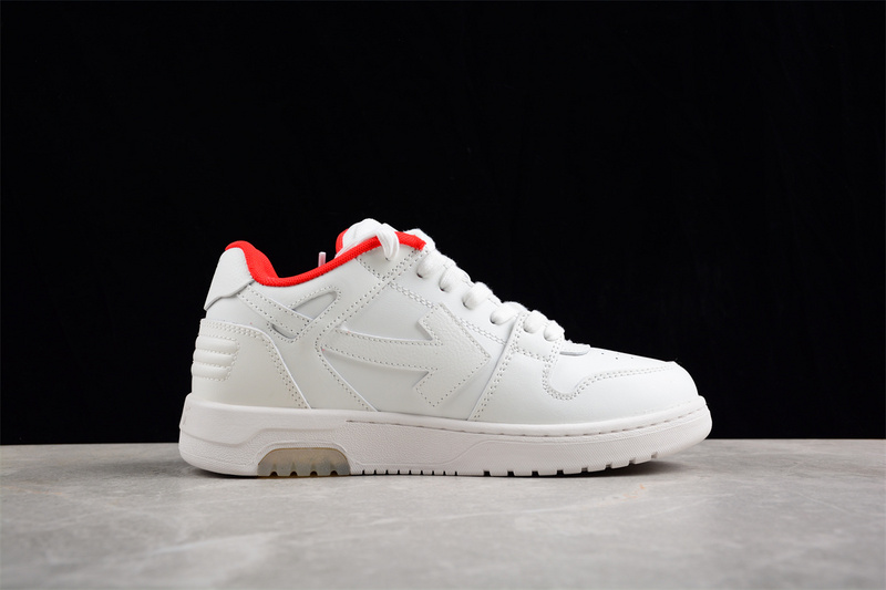 OFF-WHITE Out Of Office leather sneakers