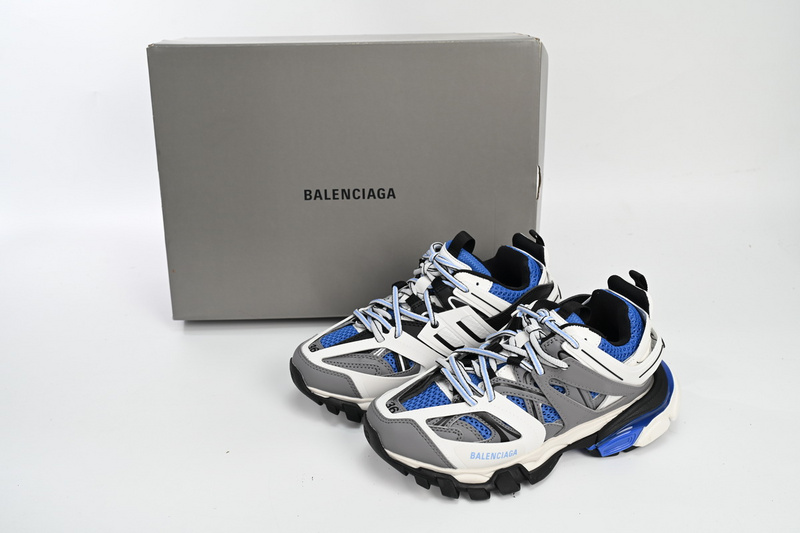 Balenciaga Tess S.Black Black Grey White Blu 542436 W3SR6 2501
