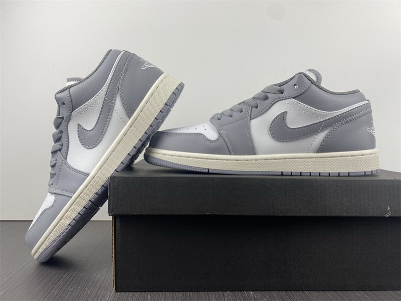 Air Jordan 1 Low Vintage Stealth Grey  553558-053