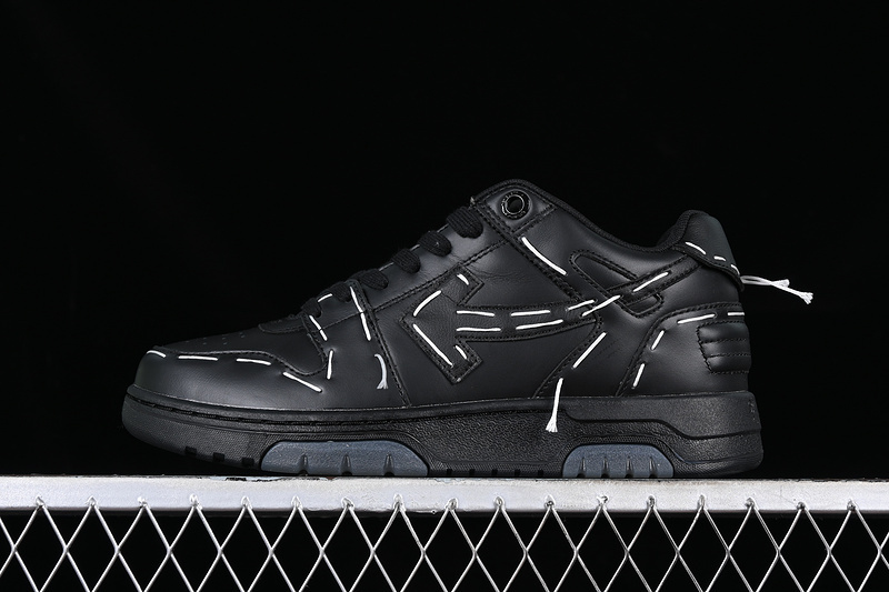 OFF-WHITE Out Of Office leather sneakers