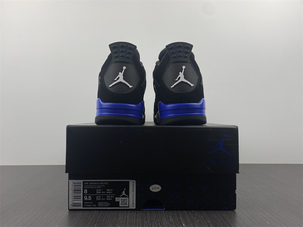 Air Jordan 4 Retro Black Game Royal CT8527-018