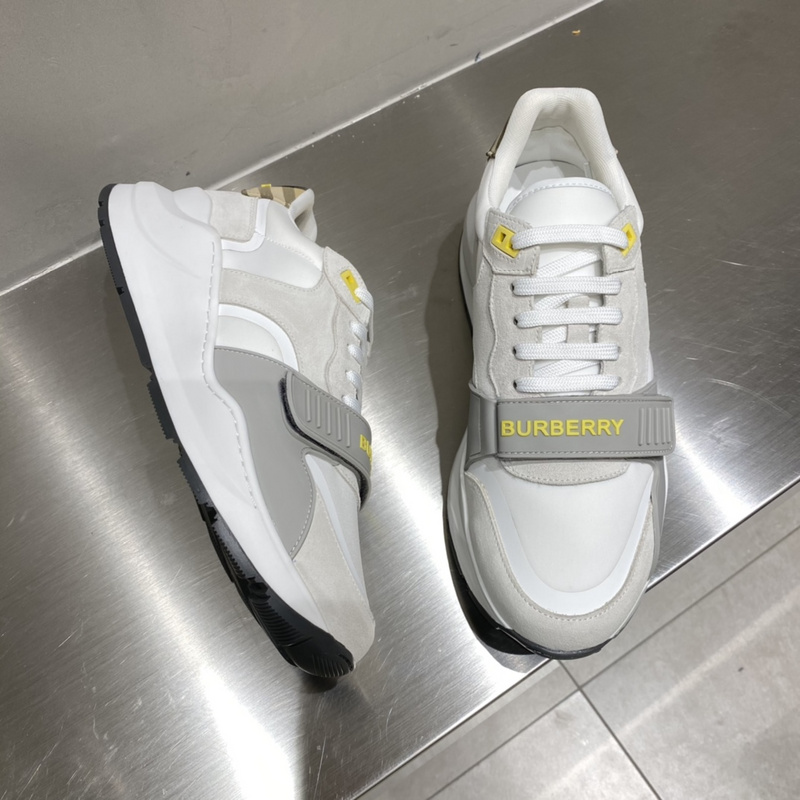 Burberry Vintage Check, Leather and Mesh Sneakers